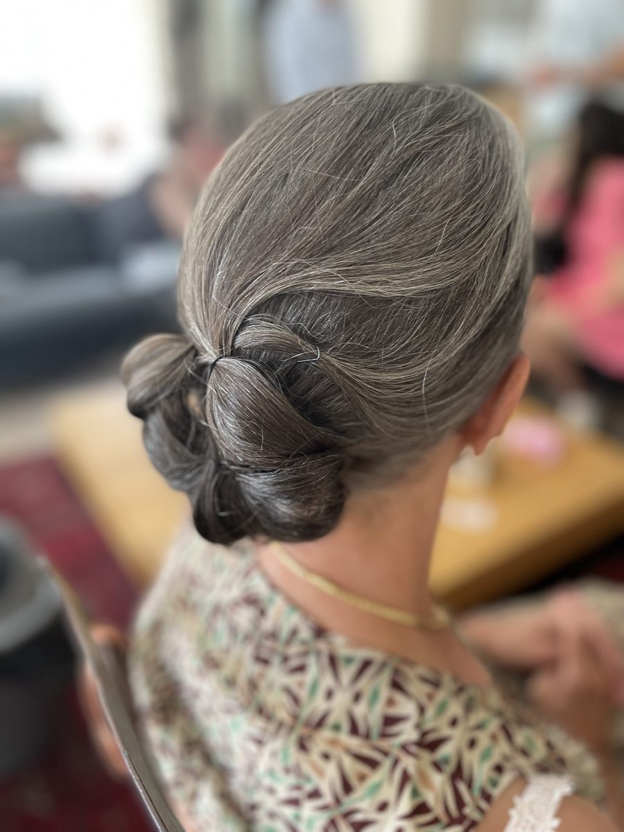 Elegant low bun